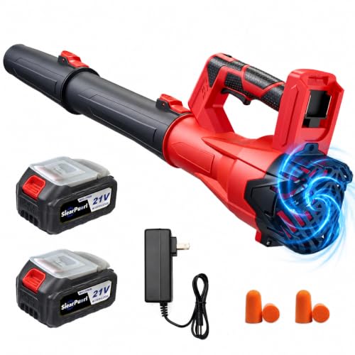 SIEARPUORL 6-Speed Modes Cordless Leaf Blower 21V,200MPH