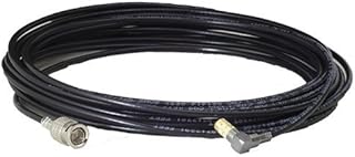 BJC Mini SDI Cable Made with Belden 1855A (25 Foot, BNC to Right-Angle DIN 1.0/2.3, Black)