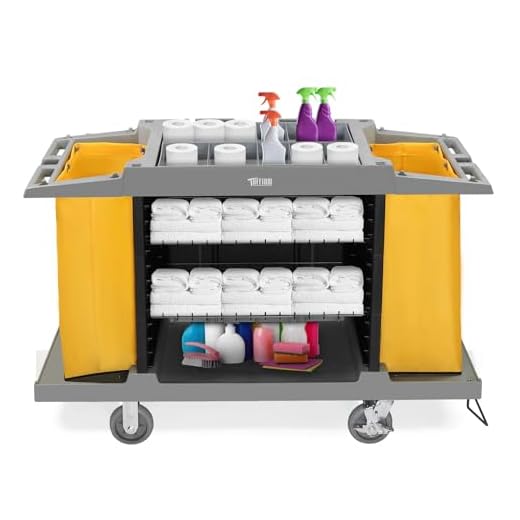 Multifunctional Cleaning Cart for Hotels