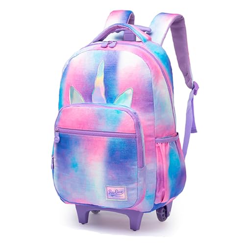 Kit Mochila Rodinha Infantil Unicórnio Polo One Lancheira Térmica Estojo