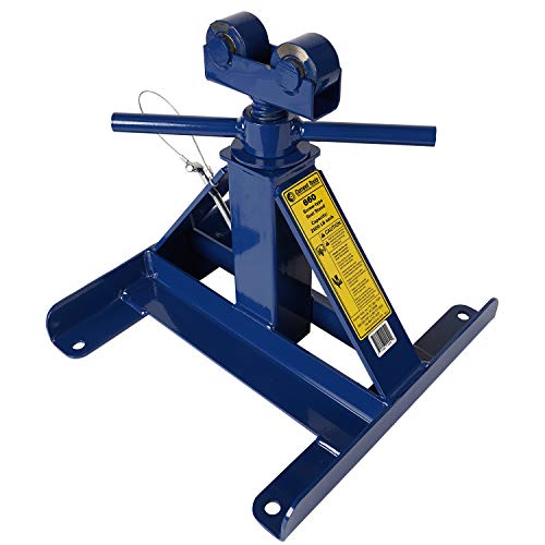 Current Tools 660 Reel Stand - 2500 LB Capacity Small Screw Type Reel Stand with All Steel Construction & Self-Lubricating Bearings, 13
