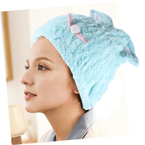 Balacoo Touca De Banho De Secagem Rápida Para Cabelos De Gato Envoltório Para Secagem De Cabelos Tou