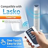 FQOUG Replacement Remote for Lasko Wind Curve Tower Fan 2551 2554 2559 4824 T32202 T36212, Compatible with T42905 Oscillating Tower, T48331 XtraAir Tower