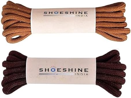 SHOESHINE Round Shoelace Boot Laces Hiking Trekking Shoe Laces