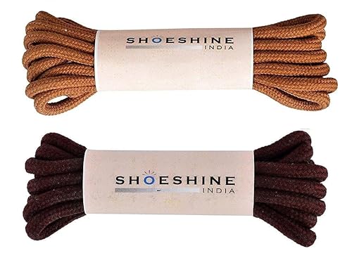 Image of SHOESHINE Round Shoelace Boot Laces Hiking Trekking Shoe Laces