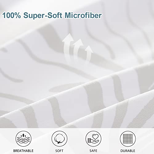 3 Pieces Duvet Cover Set King Blue Floral Pattern Comforter Cover Elegant Bohemian Floral Duvet Cover With 2 Pillow Cases Soft Lightweight Bedding Duvet Cover Set For Adults (Blue, 90"X 104") #TOP4