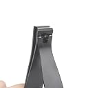 FOLELLO Large Nail Clipper for Men and Women (Black), Nail Cutter for Professional and Home Use, Cuts Precisely Elegant design, Easy to Hold Unisex Nail Clipper/Cutter gallery image