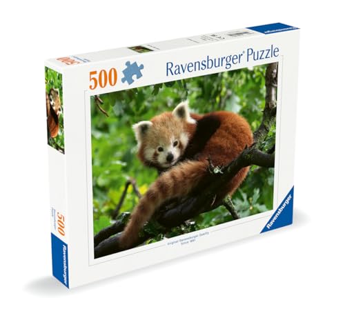 Ravensburger Puzzle Adulte Puzzle 500 pièces Adorable Panda Roux Adultes et Enfants à partir de Puzzle de qualité supérieure Animaux Sauvages 12000369 - vue 2