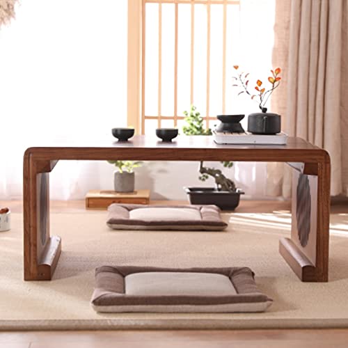 Table tatami japonaise table basse zen pour café et méditation 60x40cm - 5