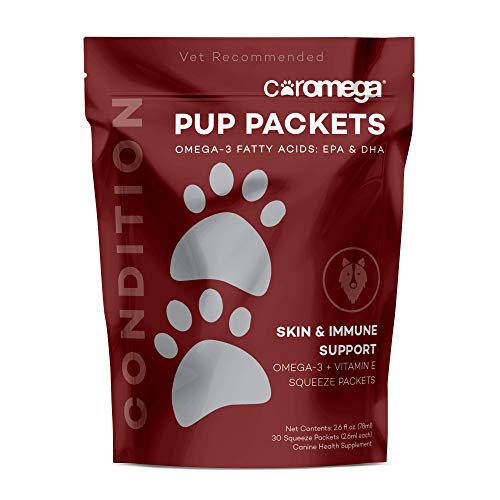 Coromega Omega3 Condition Pup Packets Fish Oil For Dogs With Omega 3 Fatty Acids Epa And Dha And Vitamin E Dog Supplement Skin And Immune Support Single Serve Packets, 30 Count #TOP10