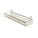 GRIDYMEN Multi-function Wall Storage and Display Basket, Decorative Basket for Wire Wall Grid Panel, Gold
