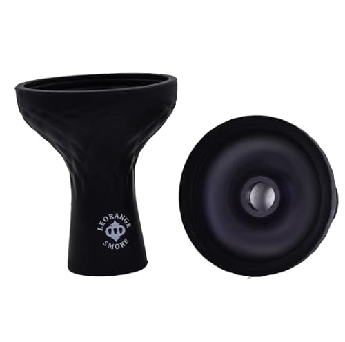 Premium Silicone Phunnel Hookah Bowl - Durable, Break-Resistant Design with Single Hole for Juice Retention, Universal Fit for Easy Foil or HMD Use, and Effortless Cleaning