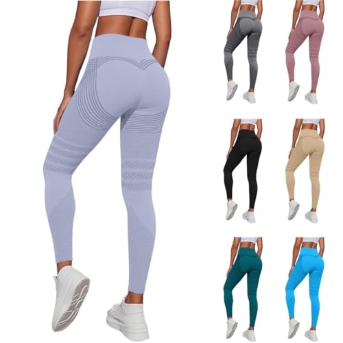 Legging Pantalon Moto Femmes Sport avec Poche, Anti-Cellulite Push Up Butt Lift Elastique Jegging Taille Haute Femme Yoga Opaque Doux Grande Taille pour EntraîNement Gym Sport