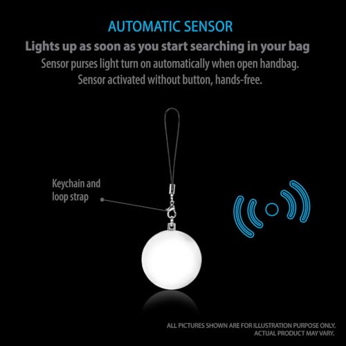 Lámpara LED para bolso con sensor de movimiento miniatura 4