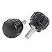 ZHENGGUIFANG Durable M4 x 10mm Round Head Screw On Thumbscrews Knurled Clamping Knob 2 Pcs
