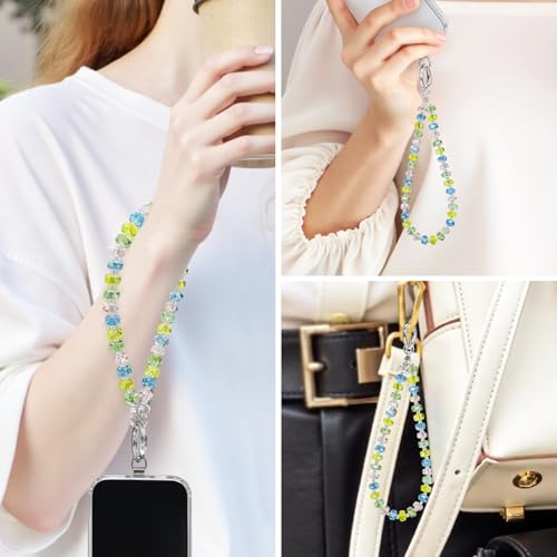 Image of TENOC Beaded Phone Wrist Strap, Colorful