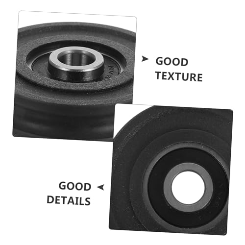 Poleas de nylon con rodamiento para reparar ventanas atascadas y eliminar ruidos al abrir 4