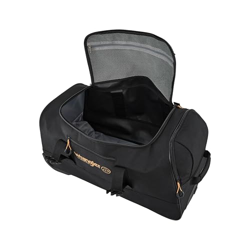 Image of ATG Compass Rolling Travel Duffel Bag, Rich Black, 25-Inch