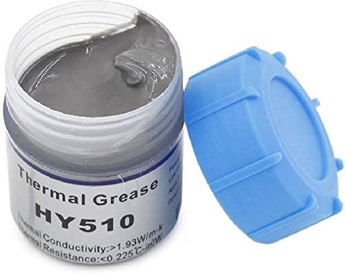 SPYTEK Grey Carbon Based Hy-510 Thermal Grease, Thermal Paste for Processor 10g Heat Sink, CPU, Laptop, PC (Pack of 4)