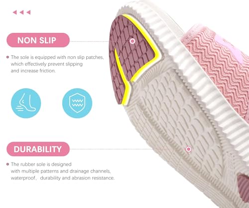 Image of KuaiLu Womens Orthotic Adjustable Strap Slides Arch Support Slip On Sandals