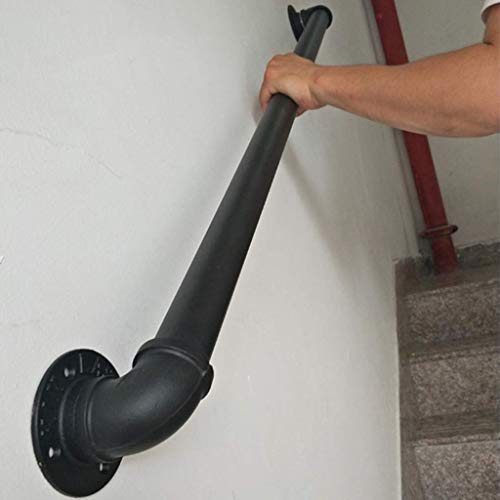 Rampe d'escalier style industriel pour décoration loft et maison moderne