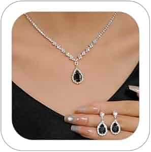 Amazon.com: XUN Zhe Shiny Cubic Zirconia Waterdrop Earrings
