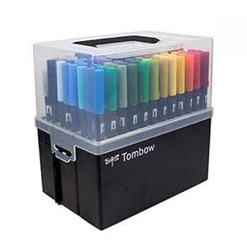 120本セットDUAL BRUSHデュアルブラッシュペン 収納ケース付トンボ鉛筆 Amazon | トンボ(Tombow) 鉛筆 筆ペン デュアルブラッシュペン
