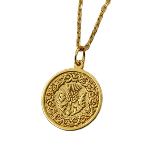 Collier chardon écossais LKBEADS en argent pur, fini les bijoux qui ternissent