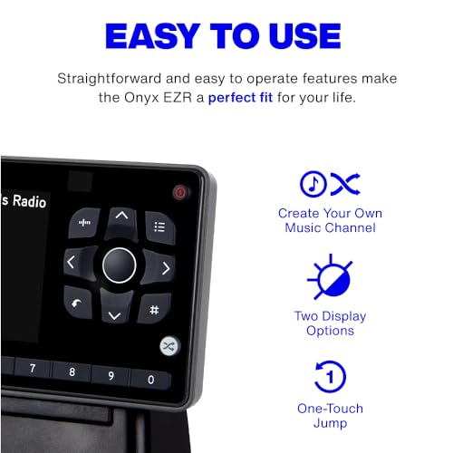 image for Onyx EZR Satellite Radio with Home Kit (SXEZR1H1) | SiriusXM, SiriusXM