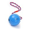 PetPäl Bal met touw gemaakt van natuurrubber – werpbal hond spelbal met touw – hondenbal Ø 7cm – ballen speelgoed op touw voor honden – kauwspeelgoed gemaakt van natuurrubber – hondenspeelgoed