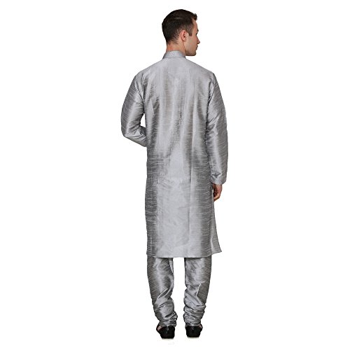 Kurta pijama redondo para hombre en algodón transpirable 5