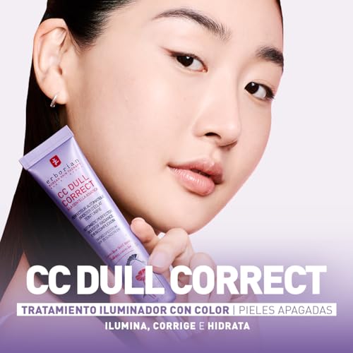 Erborian - CC Dull Correct - Tratamiento Perfeccionador Automático del Tez - Potenciador de Brillo, Unifica e Ilumina el Tez - Para Pieles Opacas y Cansadas - Cuidado Cosmético Coreano - 15ml - imagen 2