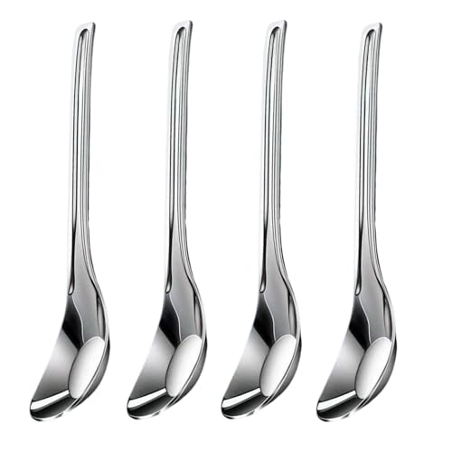 MIUPOO Thickened Asian Chinese Japanese Soup Spoons