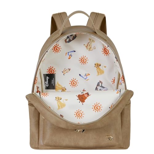 Disney heady Backpack, Brown The Lion King, Einheitsgröße4