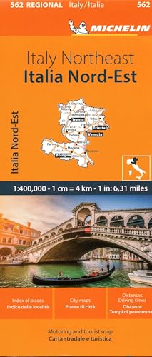 Italia Nord-Est 1:400.000. Ediz. Bilingue: Northeast Map 562