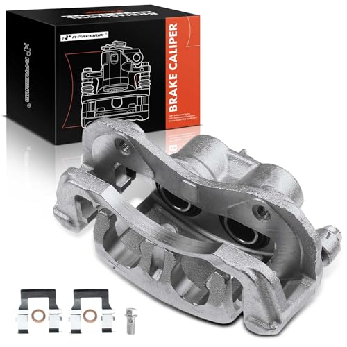 A-Premium Disc Brake Caliper Assembly with Bracket Compatible with Select Eagle and Mitsubishi Models - Talon 1995-1998, Eclipse 1995-1999, L4 2.0L Turbocharged, AWD - Front Left Driver Side by A-premium - Used condition - CA$36.52
