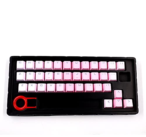 37 Keys PBT �_�u���V���b�g �g�b�v�v�����g�L�[�L���b�v �O���f�[�V���� �J���[���F ���؃L�[�Z�b�g OEM �v���t�@�C�� �`�F���[ MX �Q�[�~���O ���J�j�J���L�[�{�[�h ���� DIY