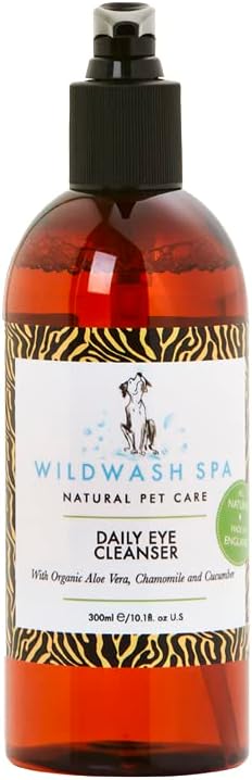 Daily Eye Cleanser for Dogs 300ml - Chamomile to Cleanse and Brighten and Cucumber to Calm, Hydrate and Refresh Natural, Sulphate and Paraben-Free for Sensitive Skin