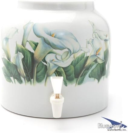 Bluewave Morning Wish Design Beverage Dispenser Crock