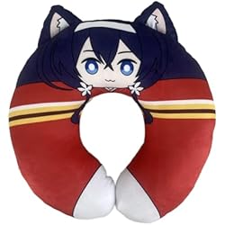 Ldruieu Bungo Stray Dogs Anime Almohada cervical Izumi Kyouka Figura Plush Almohada para Dormir para Oficina Coche Avión Cojín de Viaje Dibujos Animados Almohada Cuello Regalo de Cumpleaños