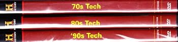 DVD The History Channel : Technology Triple Pack : 1990's Technology , 1980's Technology , 1970's Technology : 3 Dvd Gift Set Book