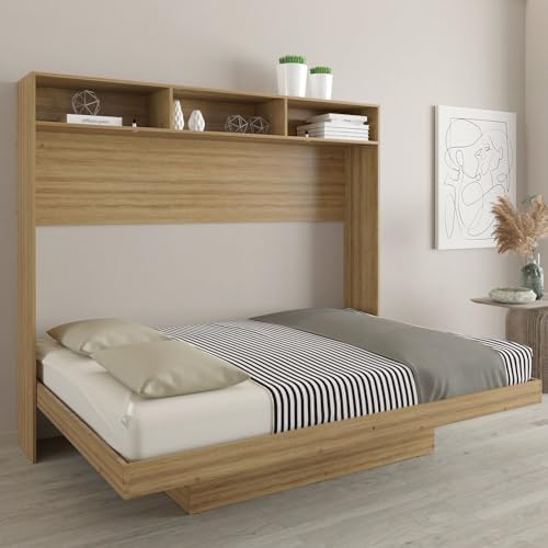 Cama Articulada Casal Horizontal com Nichos e Prateleiras Cm8043 ...