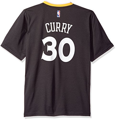 NBA Golden State Warriors Stephen Curry #30 Men's Replica Jersey, X-Large, Black (3HW)