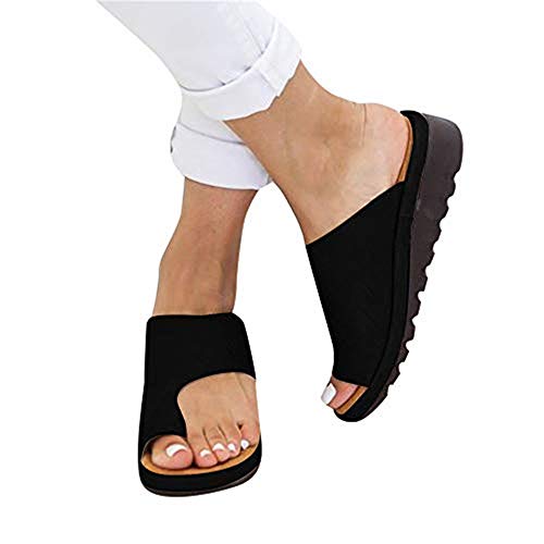 FELZ Sandalias para Mujer Verano 2019 Zapatos de Playa Pisos Cuñas Zapatos...
