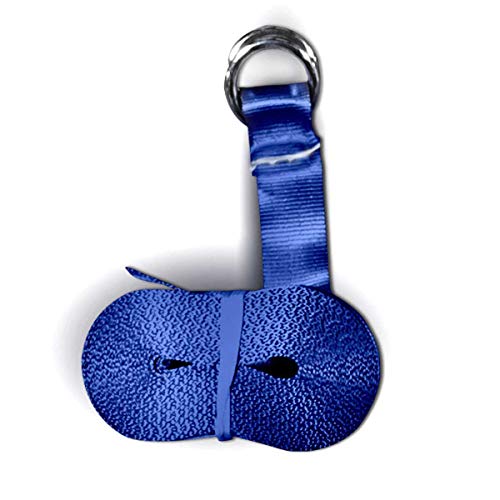 Moose Supply 13' x 1.5" Tie Down Strap Double D-Ring Secure Cargo Blue 20pk by Moose Supply - Image 2