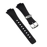 Calypso Herren Uhrenarmband schwarz aus der Calypso-Casual Kollektion. , Bandanschlag: Federsteg, Anstoßbreite: 20mm, Armband-Breite: 18mm