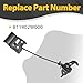 Treloxia Front Hood Latch Assembly Kit Fits Hyundai Santa Fe 2013-2019, Car Hood Latch Replace 811402W000