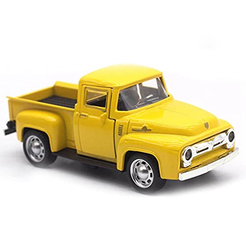 Smaroll Vintage Truck Decor,Pickup Metal Vehicle for Farmhouse Mini Trucks Adornment Home/Table/Desk Xmas Ornaments Festivals Truck Valentine's Day Christmas Decorations