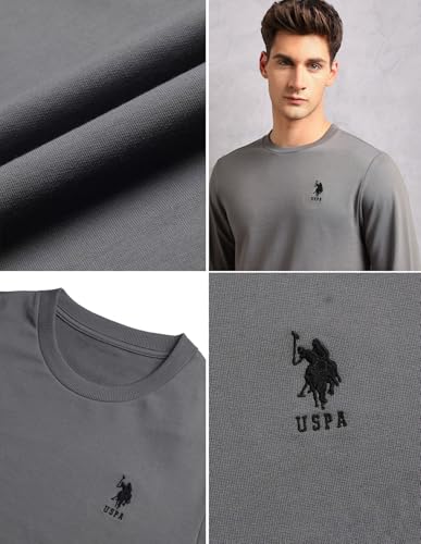 Image of U.S. Polo ASSN. Men's OEE14 Comfort Fit Solid Lounge T-Shirt
