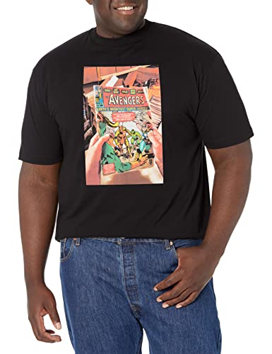 T-shirt Marvel Retroavengers ample résolvant le manque d'espace des grands gabarits